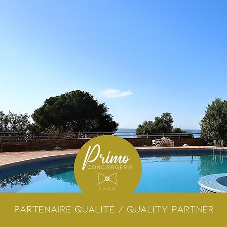 Evasion Corse - T2 Vue Mer, Piscine & Plage أجاكسيو المظهر الخارجي الصورة