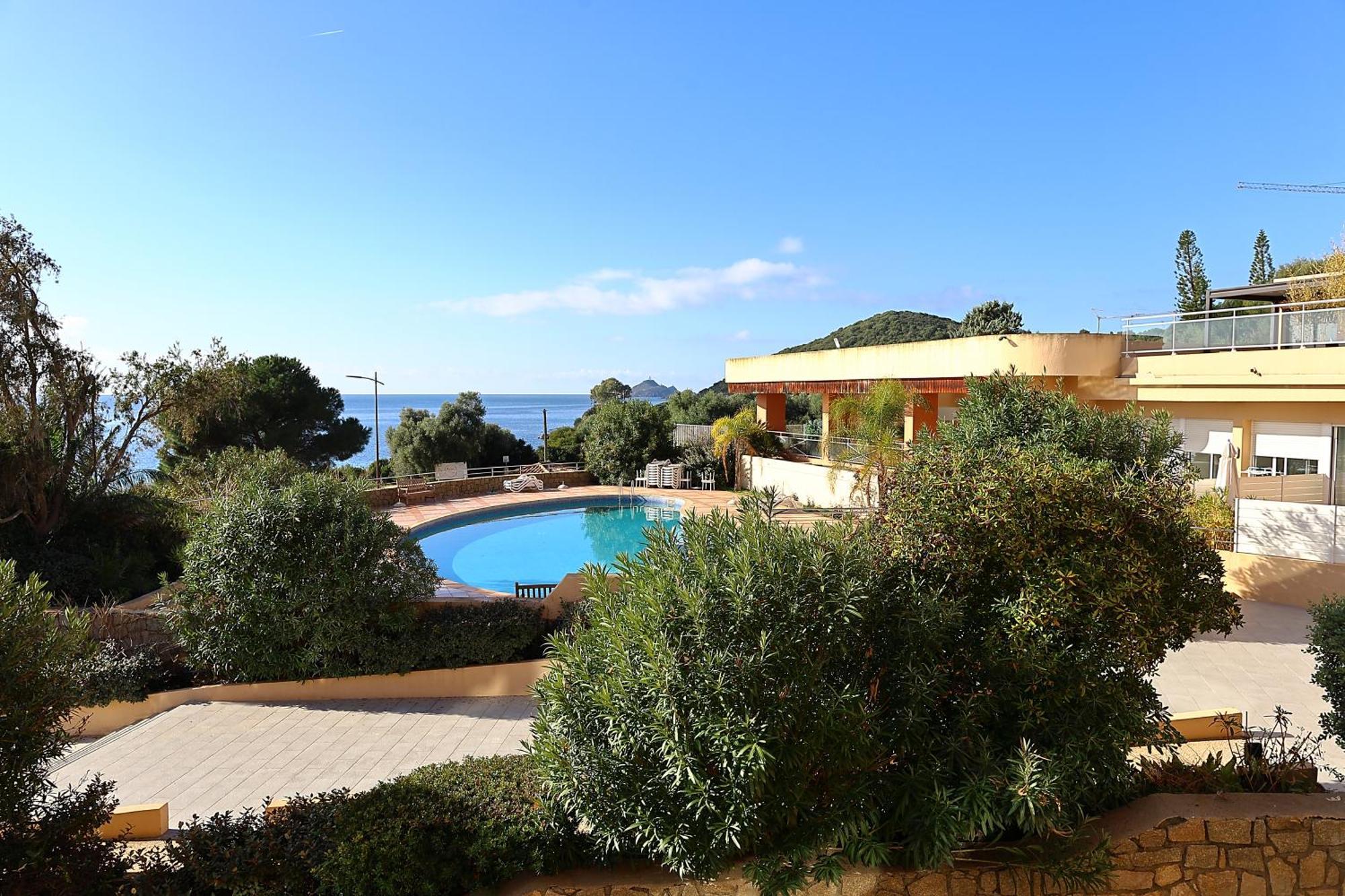 Evasion Corse - T2 Vue Mer, Piscine & Plage أجاكسيو المظهر الخارجي الصورة